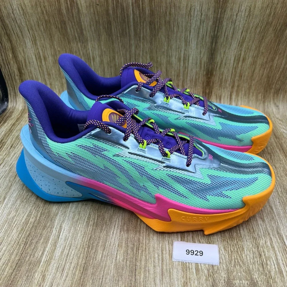 Under Armour‎ Curry Series 7 Cotton Candy Men's Size 14 Multi Color 3027983-465